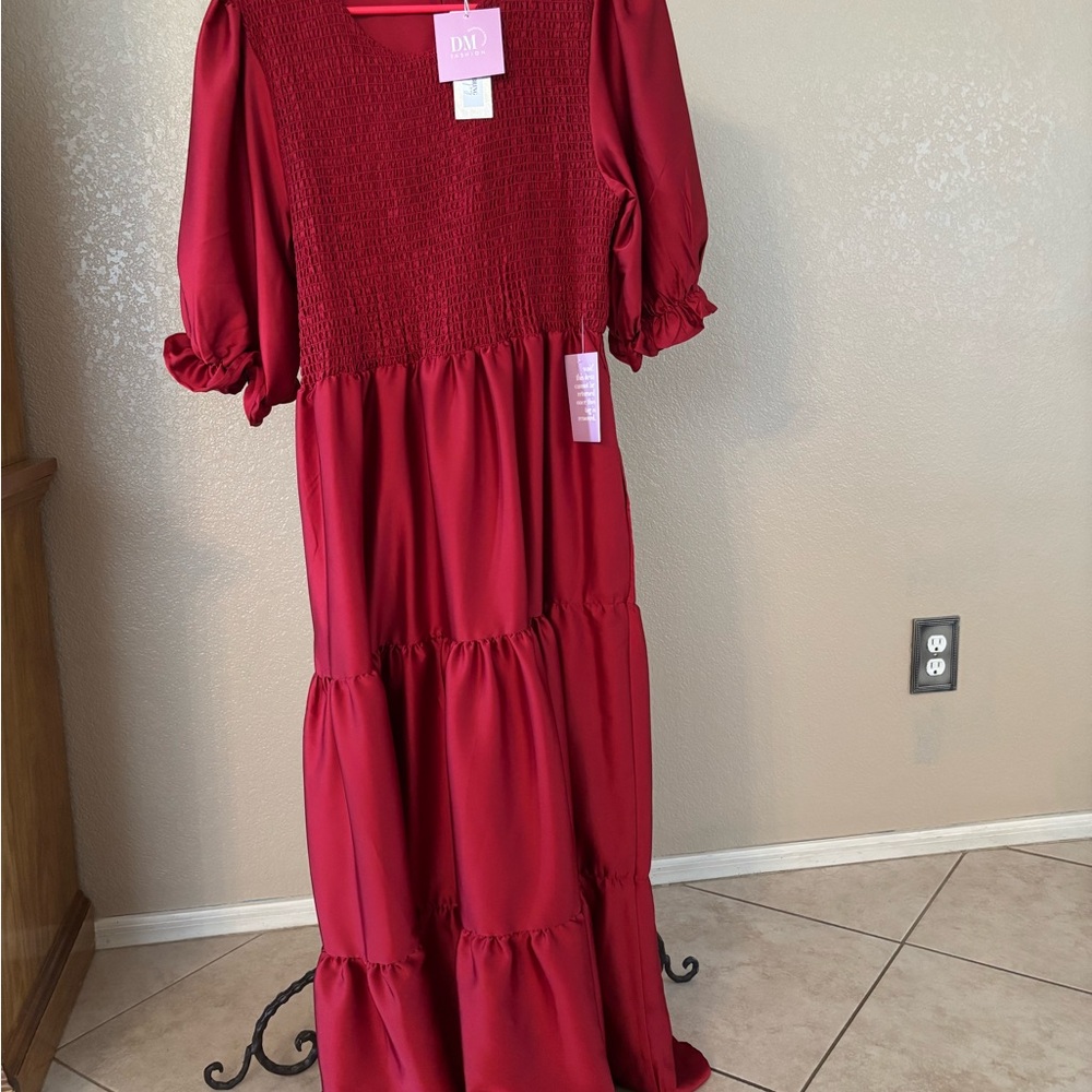 DM Fashions Red Women's Dress